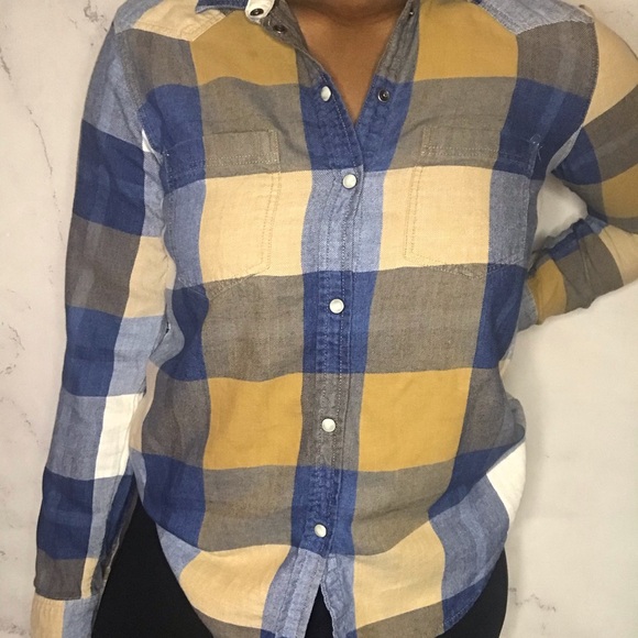 Plaid button up - Picture 2 of 4
